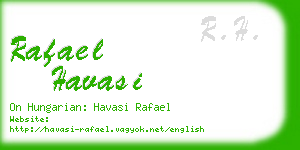 rafael havasi business card